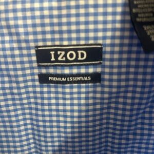 IZOD Men's Blue Checkered Shirt